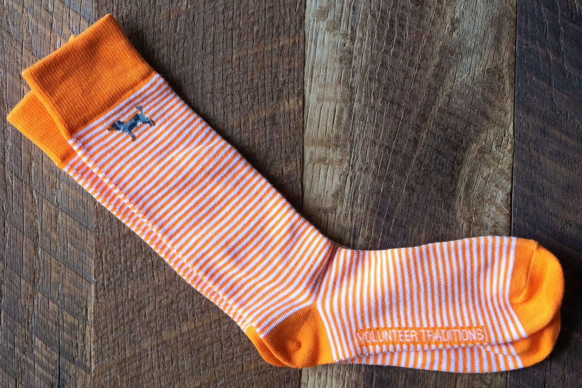  Volunteer Traditions Bluetick Stripe Sock