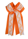  Ponytail Holder With Wide Power T Ribbon