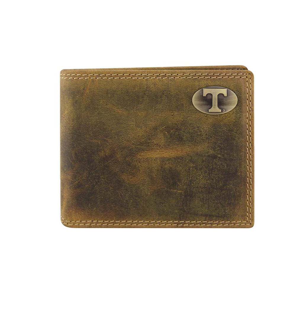  Leather Vintage Tan Bi-fold Wallet