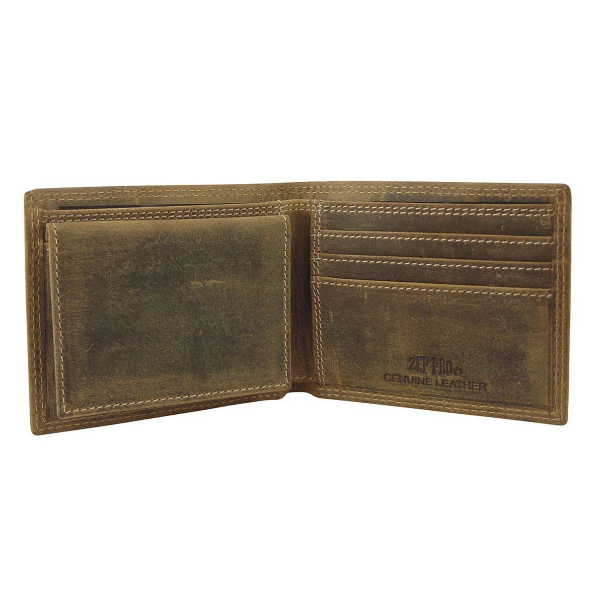  Leather Vintage Tan Bi-fold Wallet