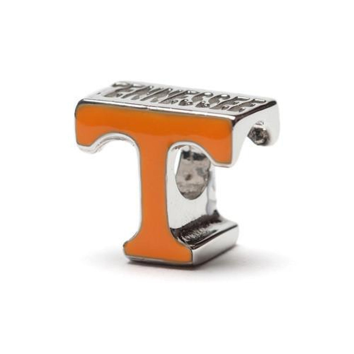  Orange T Bead Charm