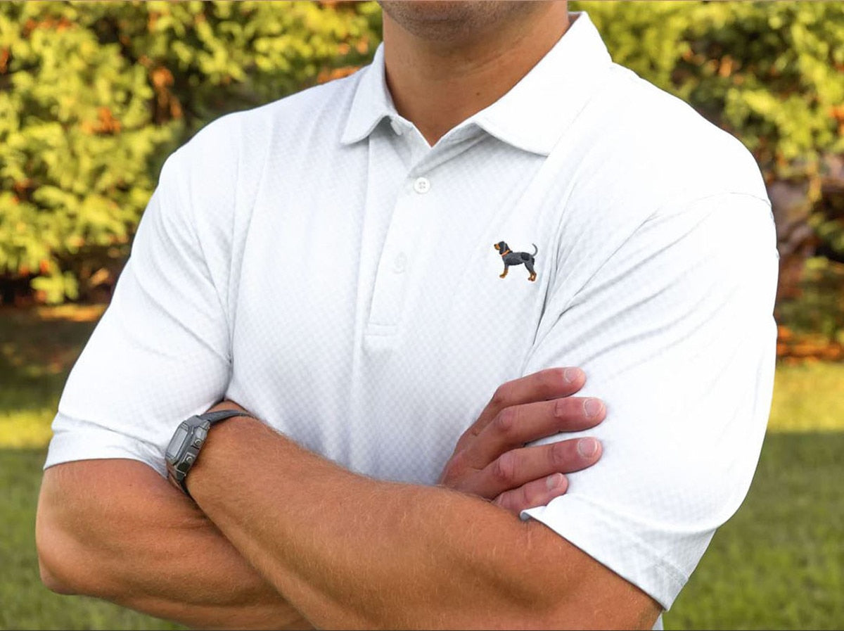  Volunteer Traditions Bluetick Checkerboard Polo