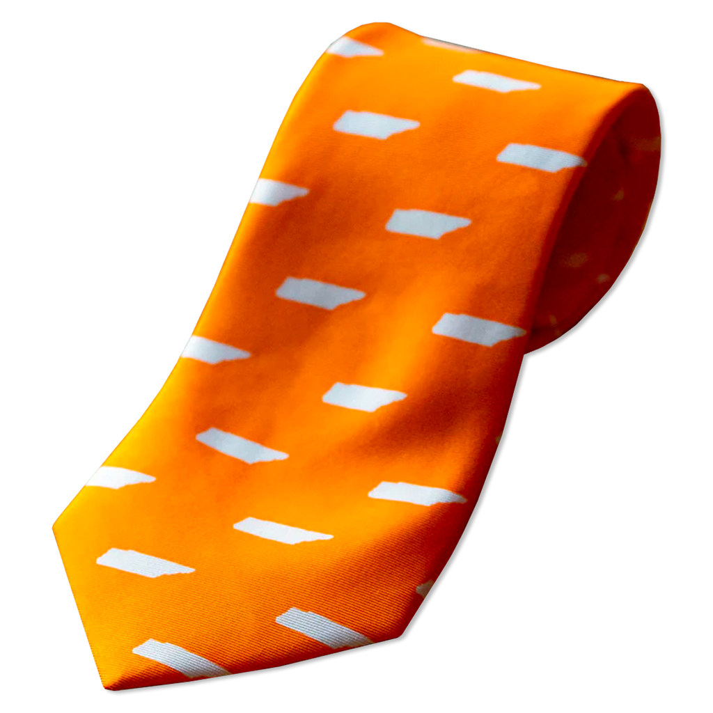  Volunteer Traditions Tennessee State Shape Tie