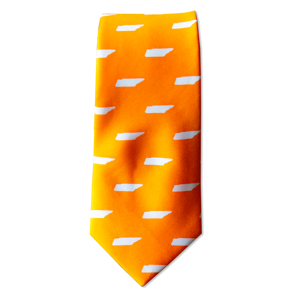  Volunteer Traditions Tennessee State Shape Tie