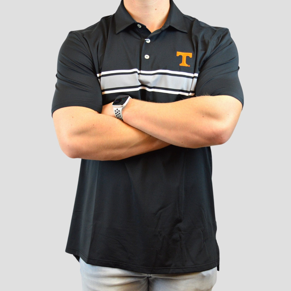  Southern Tide Tennessee Brenton Chest Stripe Polo