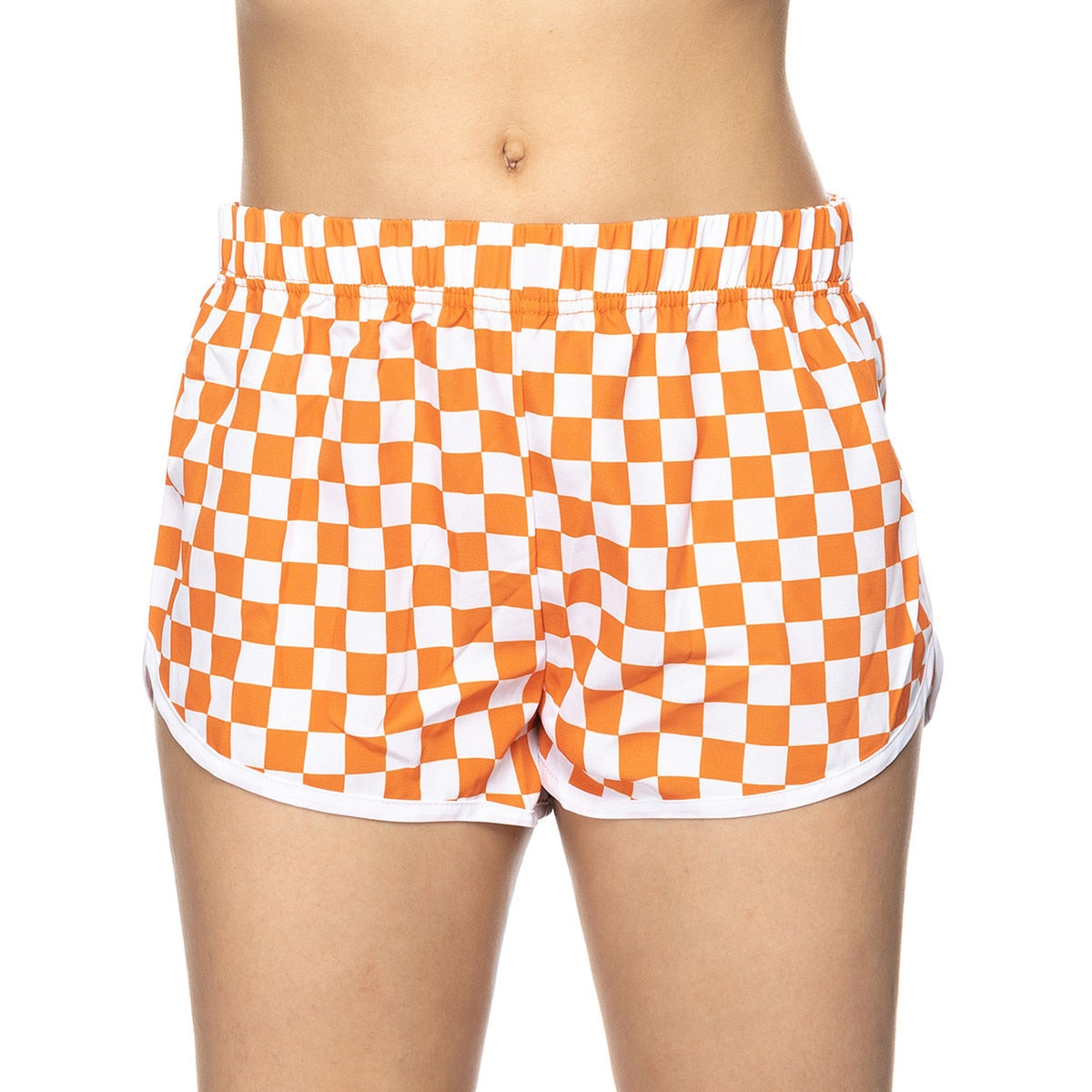  Women's Checkerboard Booty Shorts