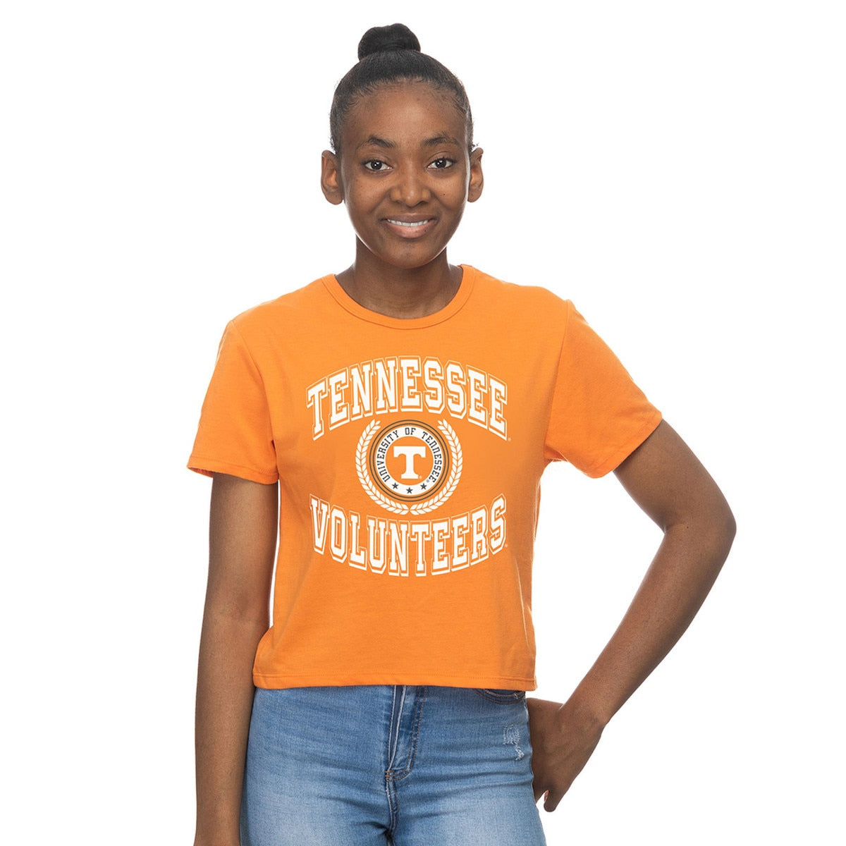  Women's Tennessee Crop Tee