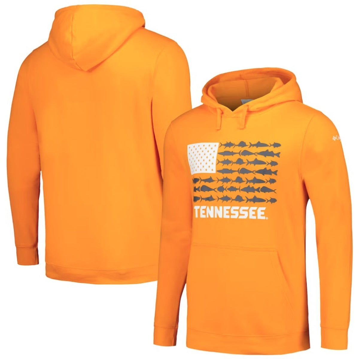  Columbia Tennessee Fish Flag II Fleece Hoodie
