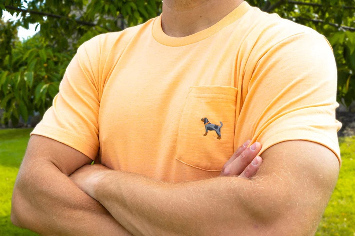  Volunteer Traditions Bluetick Embroidered Pocket Tee