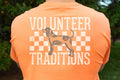  Volunteer Traditions Bluetick Checkerboard Pocket Tee