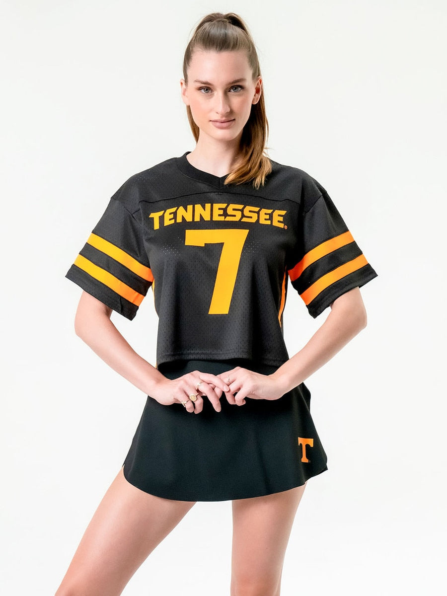  Women's Crop NIL Football Jersey