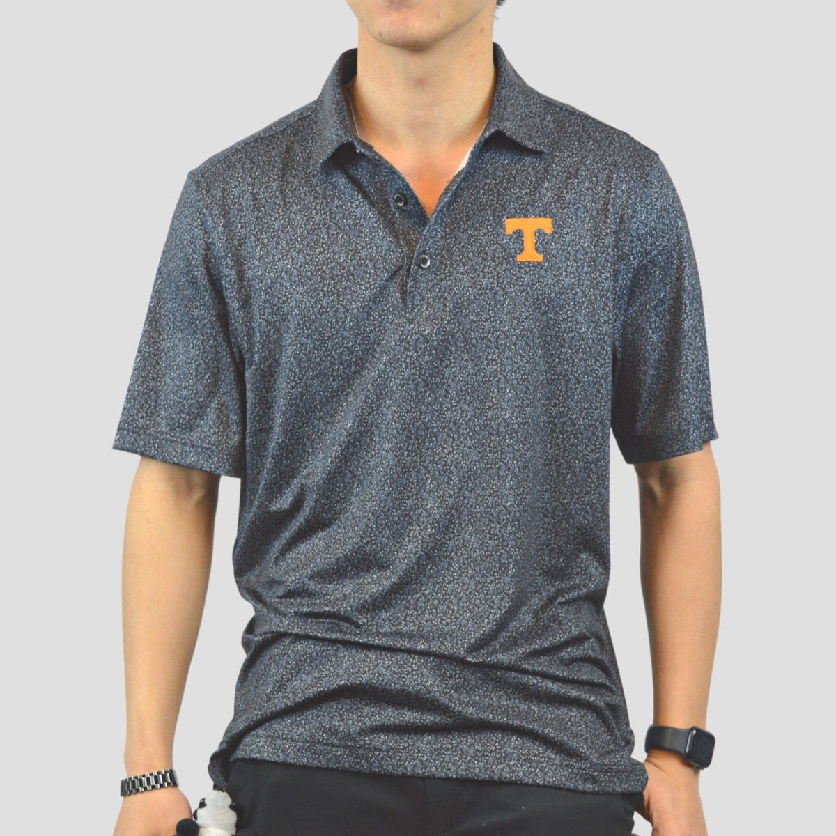 Tennessee Cutter & Buck Pike Micro Floral Polo