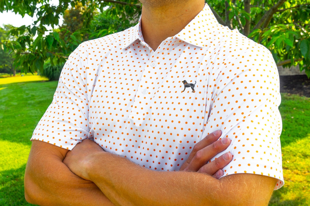  Tennessee Volunteer Traditions Bluetick Dots Polo