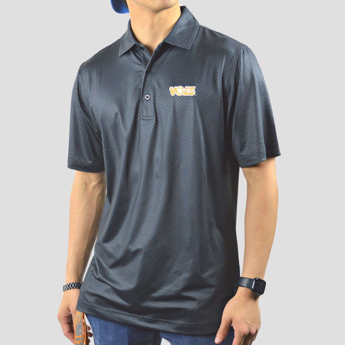  Tennessee Volunteer Traditions Star Vols Checkerboard Polo