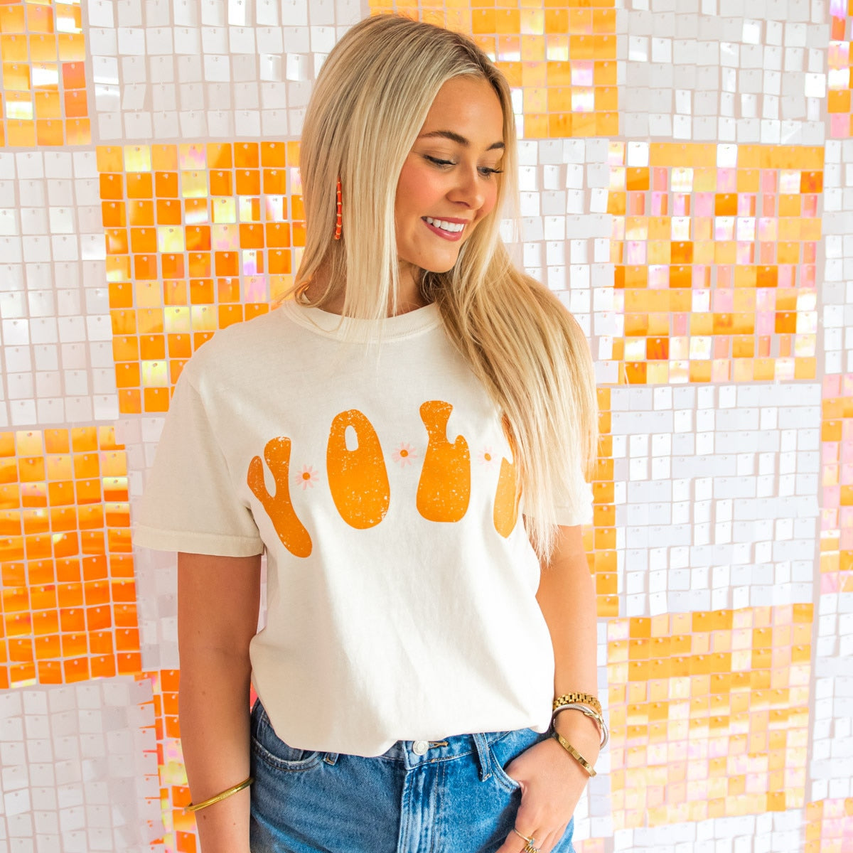  Women's VOLS Daisies Tee